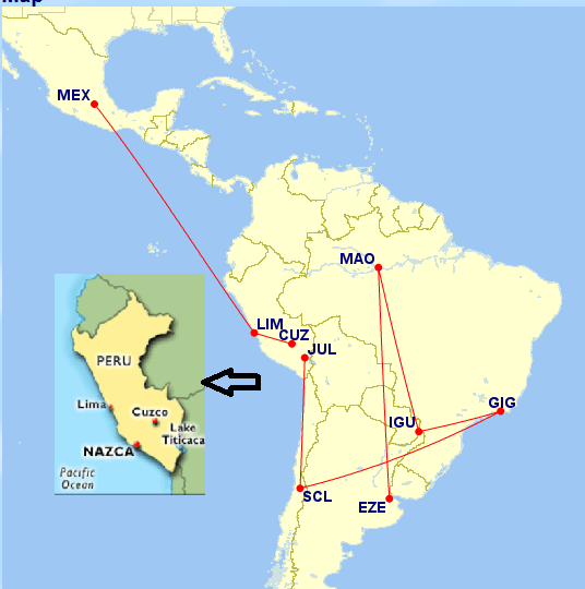 peru map